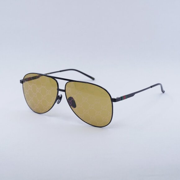🕶️ New Gucci GG1677S 005 Sunglasses -Black Frame, Brown Lenses - Picture 1 of 11